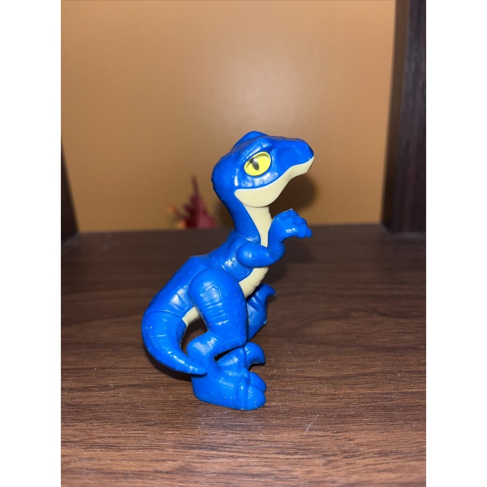 Imaginext Jurassic World Blue Baby Raptor Velociraptor Dinosaur Toy‎ 3" Figure